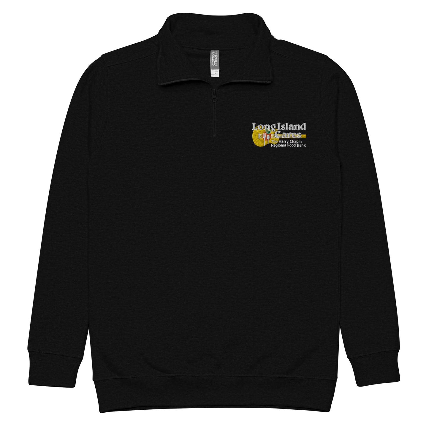 Unisex Quater Zip Cotton Pullover